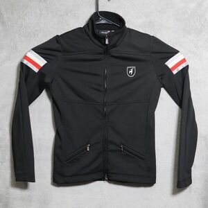 Toni Sailer Jacket‎ Womens Size 8 Black Softshell Athletic Ski Full Zip 213206